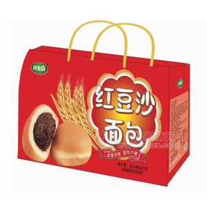 養(yǎng)生冠紅豆沙面包烘焙食品招商