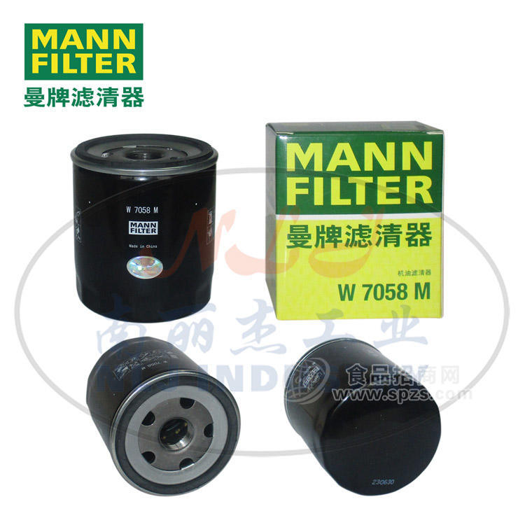 W7058M油濾MANN-FILTER(曼牌濾清器)