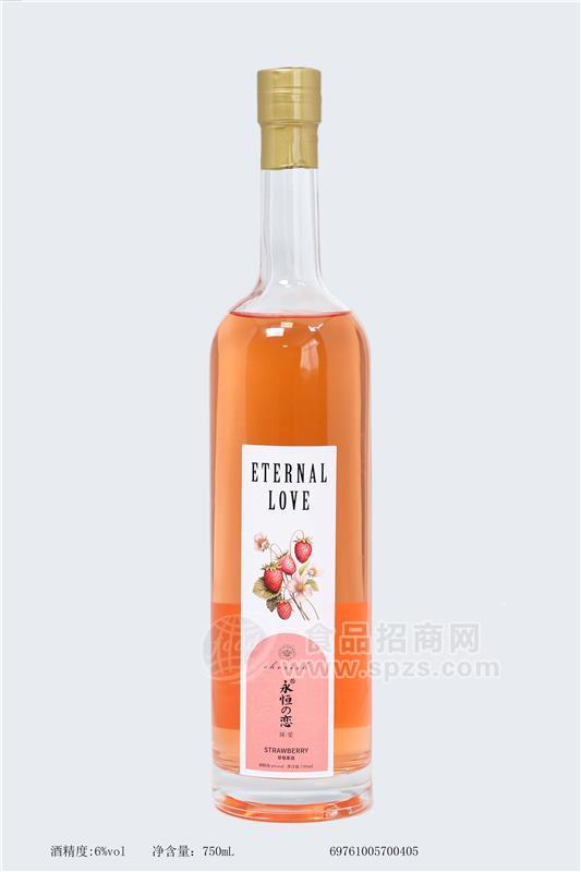 永恒の恋鍾爱系列草莓果酒瓶装750ml