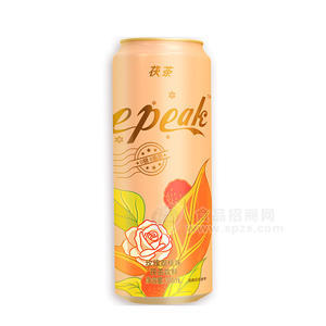 茯茶玫瑰荔枝味茯茶饮料罐装招商310ml
