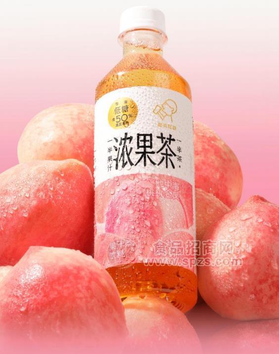 喜茶瓶裝 地中海桃桃金鳳果汁茶飲料450ml