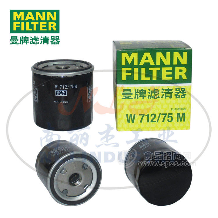 W712/75M油滤MANN-FILTER(曼牌滤清器)