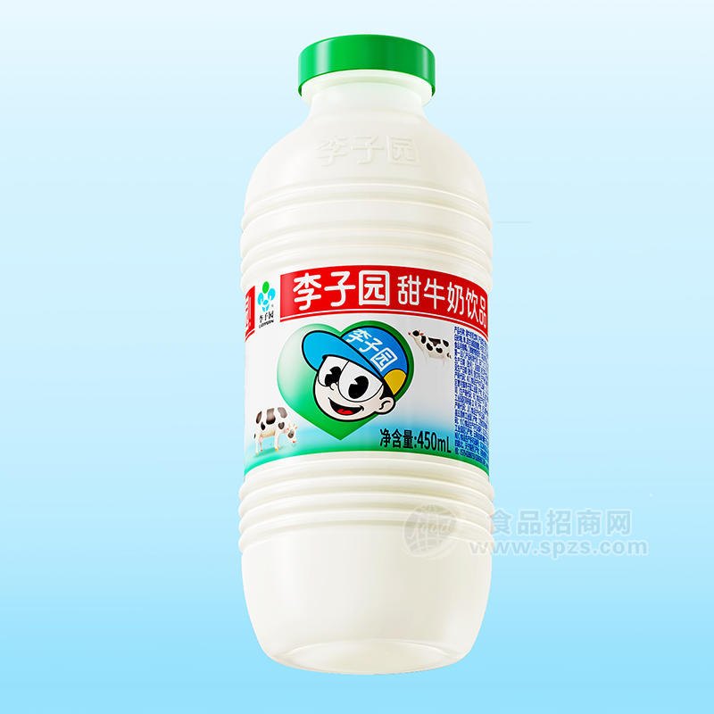 李子園甜牛奶飲品經(jīng)典原味瓶裝招商450ml