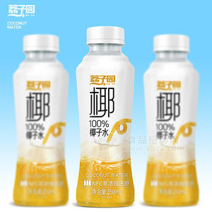 荔子園椰子水NFC非濃縮還原飲料瓶裝招商350ml