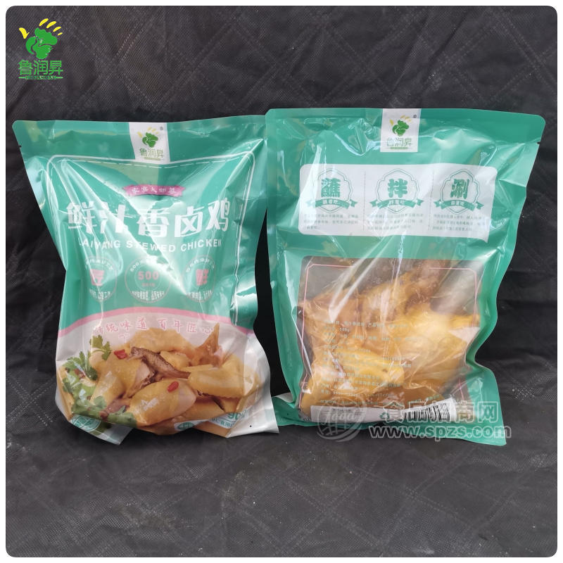 开袋即食带鸡汤的老母鸡_鲜汁香卤鸡_烟台润昇食品厂家出品货源稳定