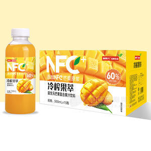 益生元芒果果汁含NFC芒果原漿60%果汁含量500ml