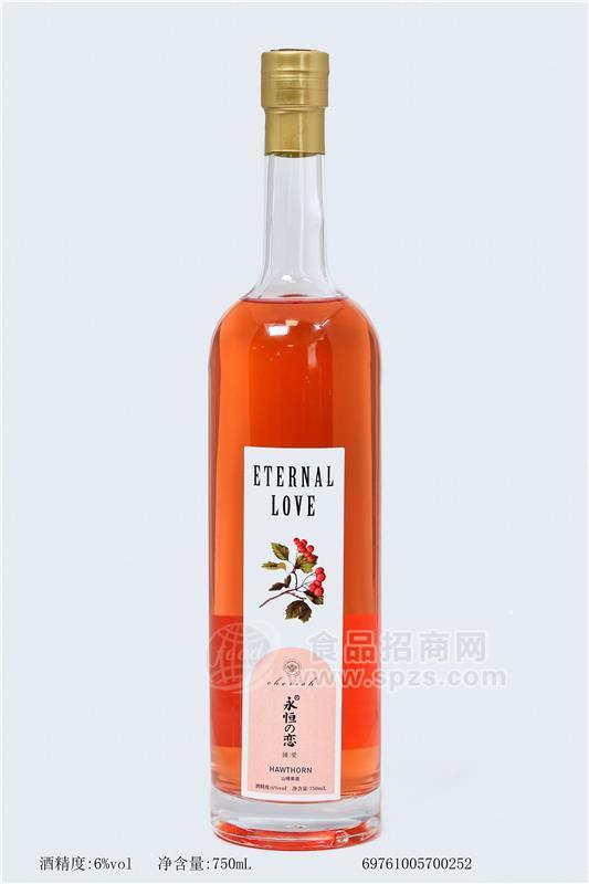 永恒の恋鍾爱系列山楂果酒瓶装750ml