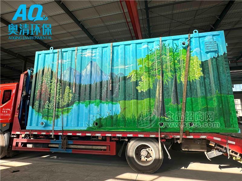 一体机旅游景区污水处理设备工艺说明