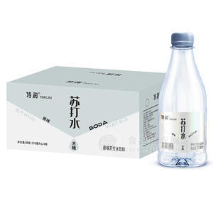 特潤(rùn)原味無(wú)糖蘇打水飲料370mlx24瓶