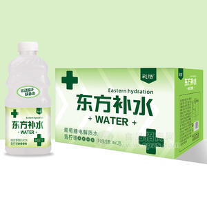 彩活东方补水青柠味葡萄糖电解质水招商1L×12瓶