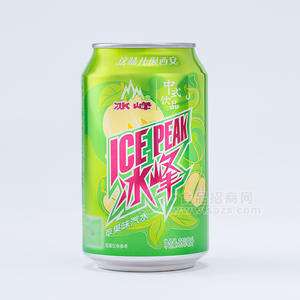 冰峰苹果味汽水饮料中式饮品罐装招商330ml
