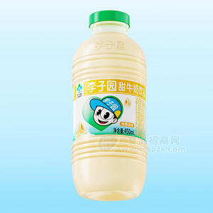 李子园甜牛奶饮品哈密瓜味瓶装招商450ml