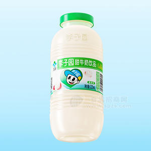 李子園甜牛奶飲品荔枝味瓶裝招商225ml