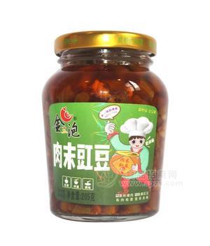 金三泡肉沫豇豆川菜下饭爽口瓶装调味酱腌菜酱
