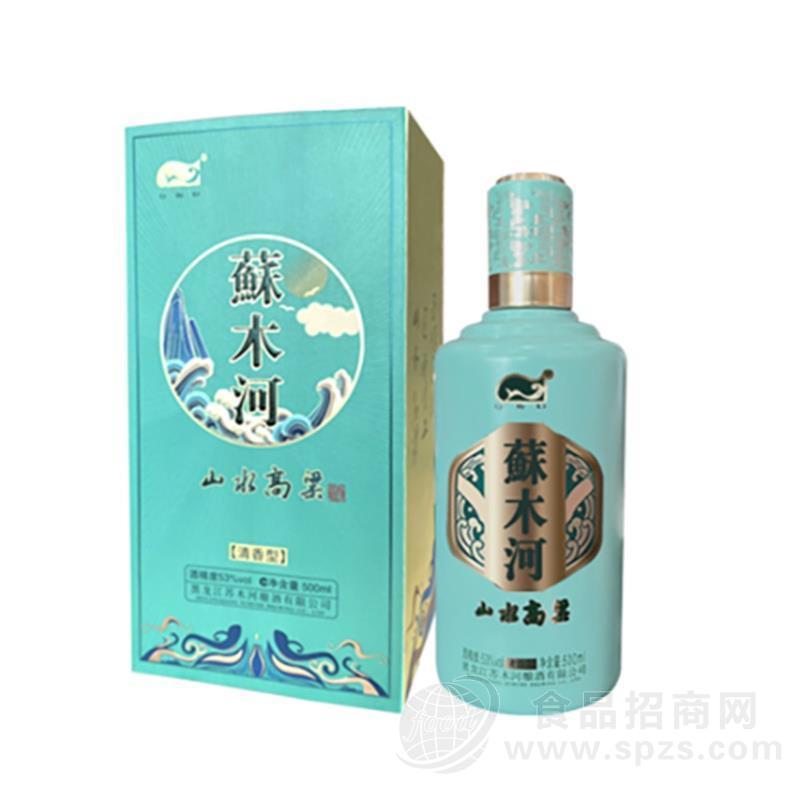 苏木河白酒山水高粱500ml