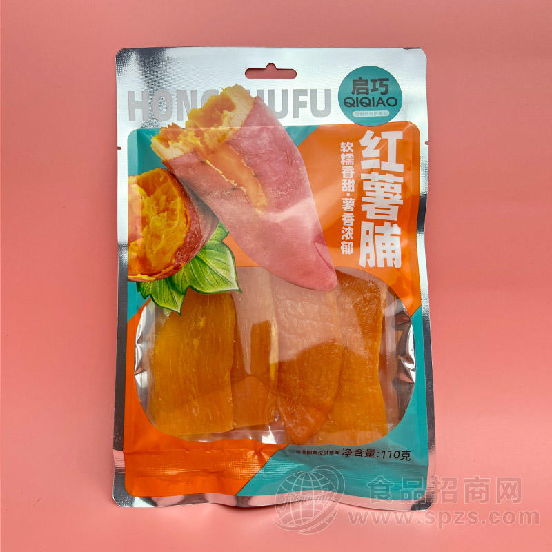 启巧红薯脯块状果脯袋装招商110g