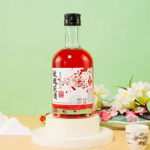 諾谷酒莊玫瑰花酒8%vol花果酒瓶裝招商375ml