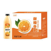 銓順甜橙牛乳風味飲料箱裝招商1L×8瓶