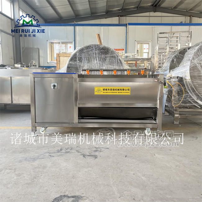 河南红薯去皮清洗机 猪蹄清洗机 全自动毛刷清洗机