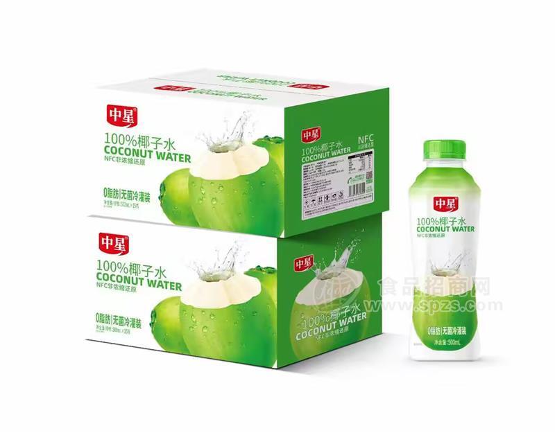 中星NFC100%椰子水箱装招商500ml×15瓶
