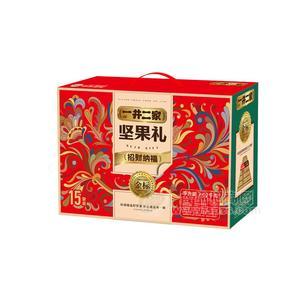 一井二家坚果礼招财纳福新春礼盒15袋装招商2.02kg