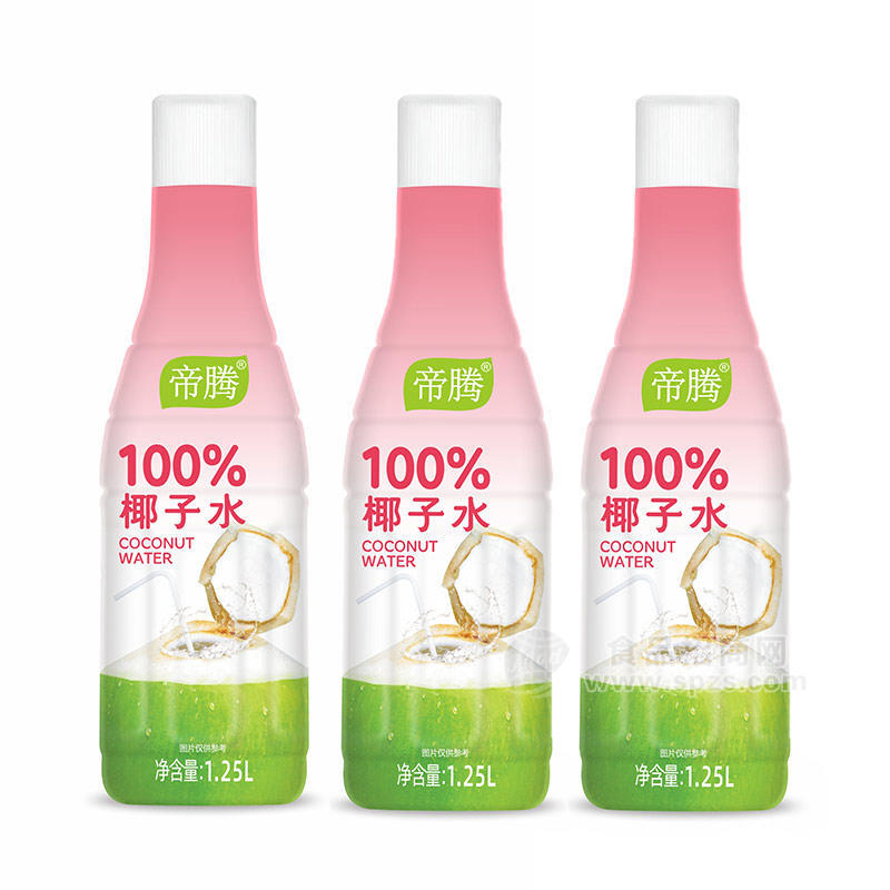 帝腾100%椰子水果汁瓶装招商1.25L 