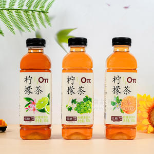Oπ柠檬茶饮料瓶装招商600ml