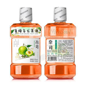 奈司青梅烏龍果酒6%vo花果酒瓶裝招商310ml