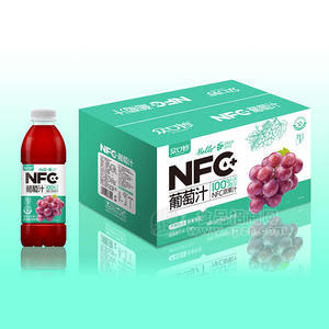 众口妙NFC葡萄复合果汁饮料600ml×15瓶