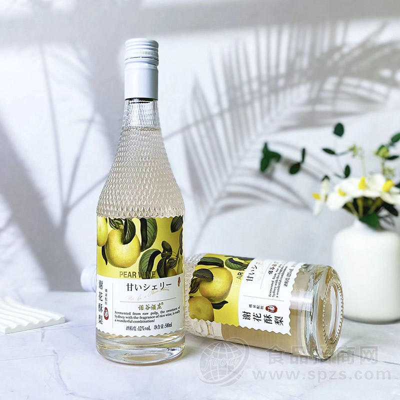 诺谷酒庄谢花酥梨酒酒12%vol花果酒瓶装招商500ml