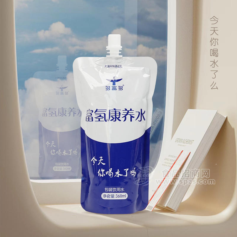 多富多富氫康養(yǎng)水富氫水包裝飲用水袋裝招商360ml