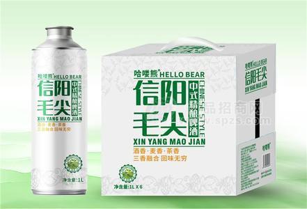 哈喽熊信阳毛尖中式精酿啤酒箱装招商1L×6瓶