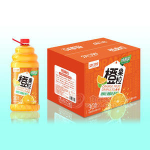 众口妙橙果粒复合果蔬汁饮料箱装招商2.58L×6瓶