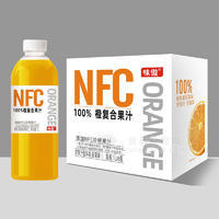 味傲NFC100%橙復合果汁飲料箱裝招商1L×6瓶