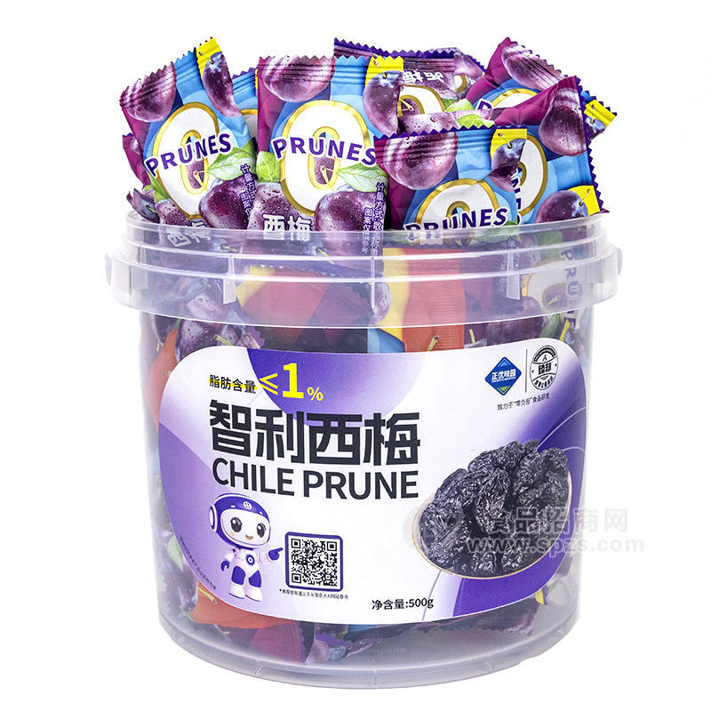 臻邦智利西梅休闲零食桶装招商500g