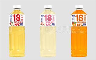 薈多滋18果蔬100%NFC果汁飲料瓶裝招商1.25L