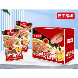 豆子昂楊啤酒鴨鮮香味休閑零食盒裝招商18g×20包鴨制品