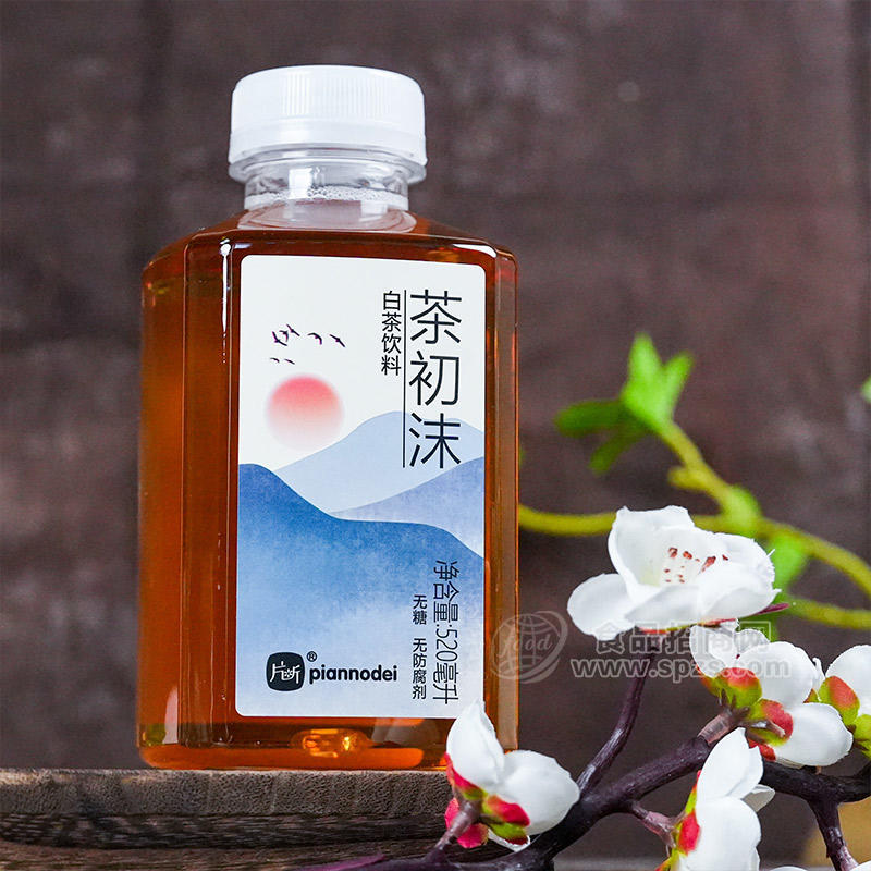 片断无糖茶无防腐剂白茶饮料瓶装招商520毫升 