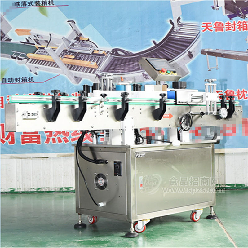 济南小型立式贴标机 天鲁扁瓶贴标机