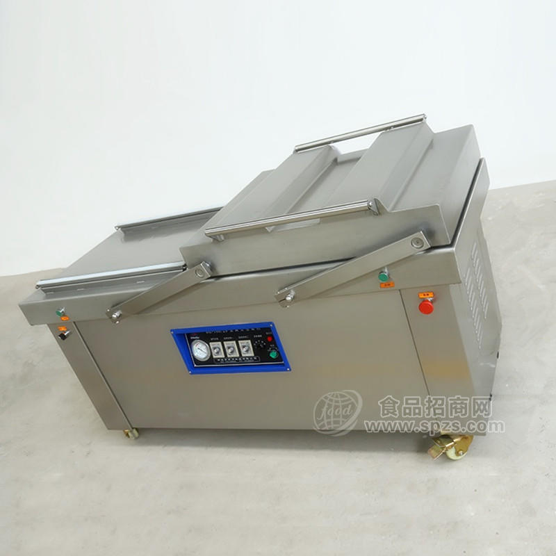 天鲁豆腐干真空包装机 济南双室真空封口机