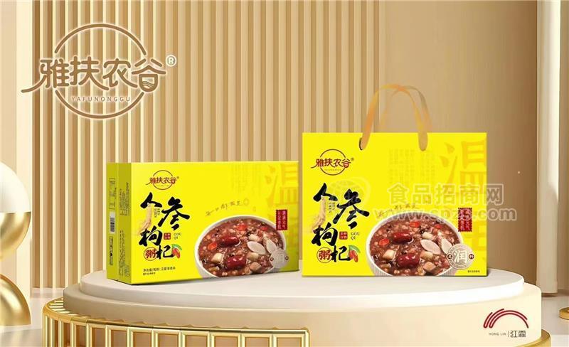 雅扶农谷人参枸杞粥金色款