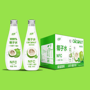 炫吻100%原味椰子水饮料箱装招商280ml×15瓶