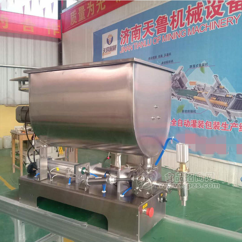 梅干菜酱灌装机 济南天鲁酱料定量灌装机