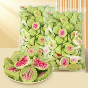 抹茶涂层无花果果蔬脆片源头厂家代加工生产代理批发外贸出口