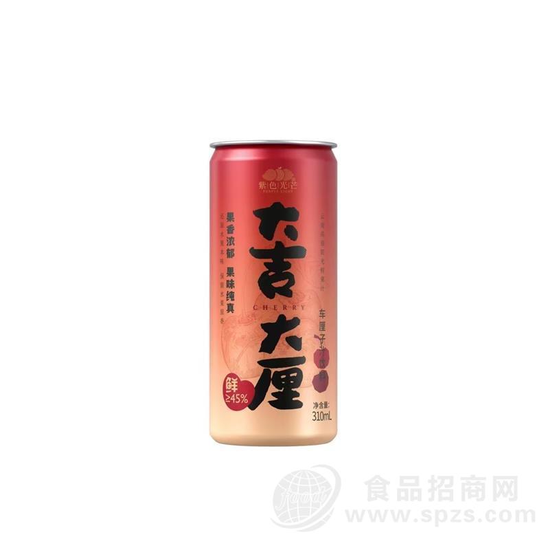 紫色光芒车厘子汁饮料310ml