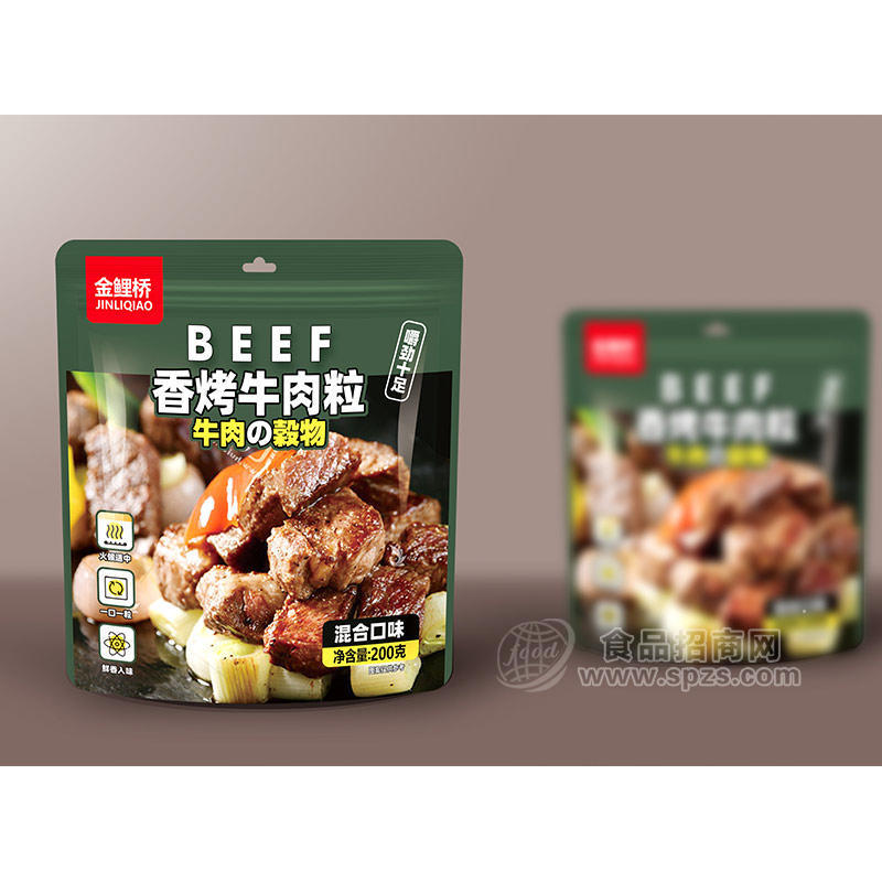 金鯉橋香烤牛肉?；旌峡谖洞b招商200g