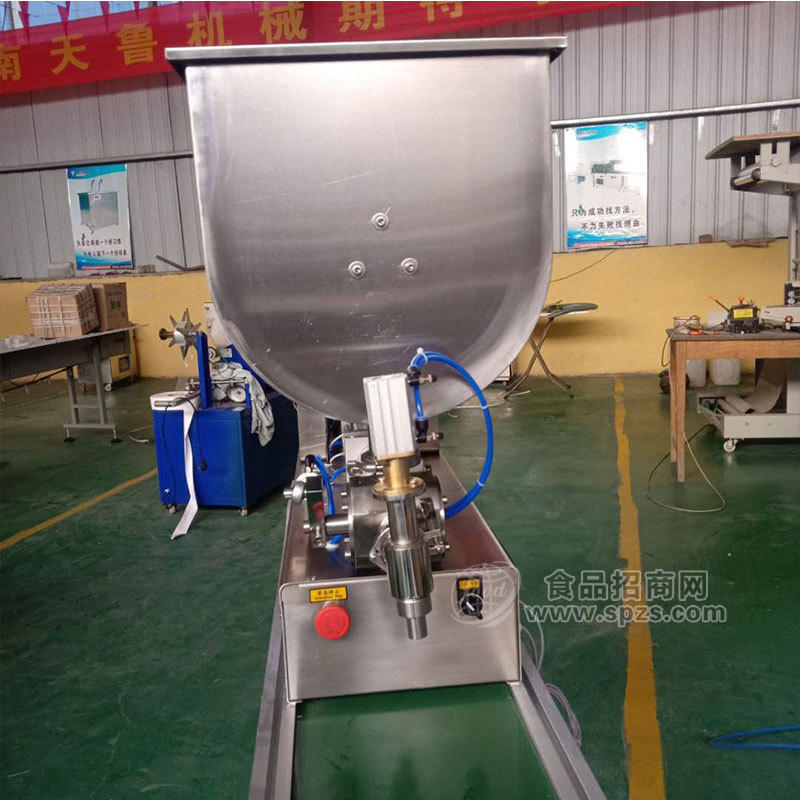 天鲁瓶装姜糖膏灌装机 济南卧式膏体灌装机