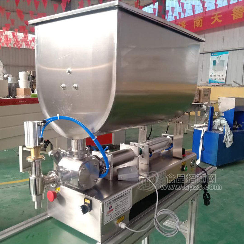 济南芥末酱定量灌装机 天鲁孜然辣酱灌装机