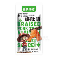 豆子昂揚麻醬爆肚爽蒜香味即食魔芋淀粉制品袋裝招商14g