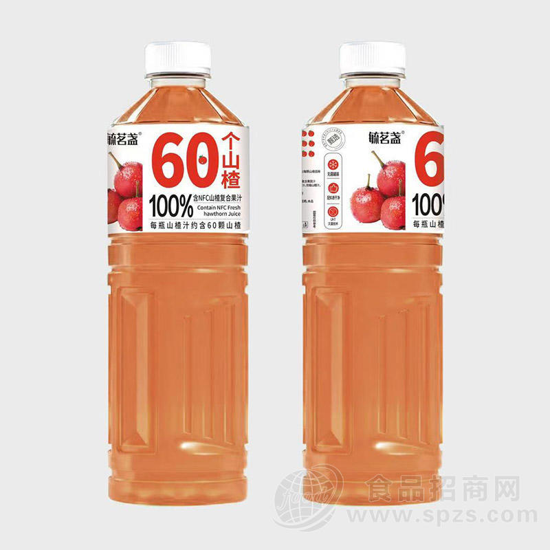 毓茗盏100%含NFC山楂复合果汁60个山楂果汁饮料瓶装招商